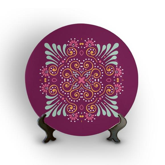 Prato Decorativo Mandala