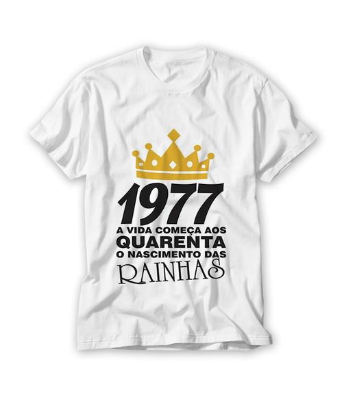 Camiseta A vida começa aos Quarenta