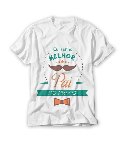 Camiseta Eu Tenho o Mellhor Pai do Mundo