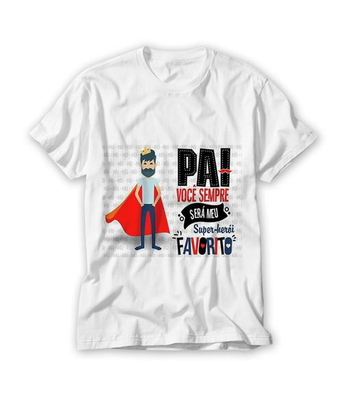 Camiseta Pai Você Sempre Será Meu Super Heroi