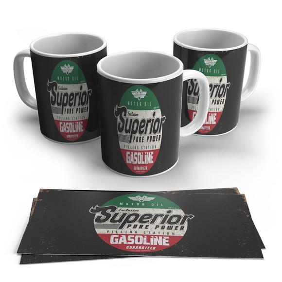Caneca Retrô Lata de óleo