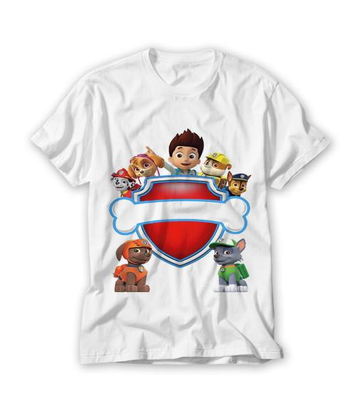 Camiseta Infantil Personalizada Patrulha Canina