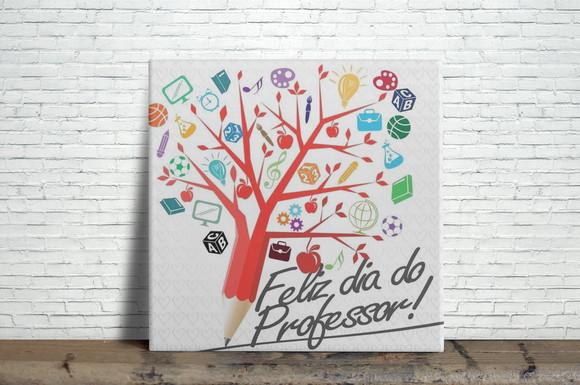 Azulejo Decorativo Feliz Dia do Professor