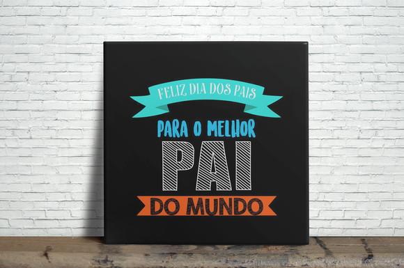 Azulejo Decorativo Para o Melhor Pai do Mundo