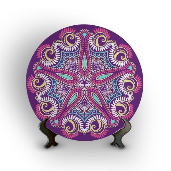 Prato Decorativo Mandala