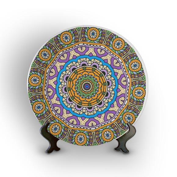 Prato Decorativo Mandala
