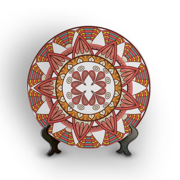 Prato Decorativo Mandala