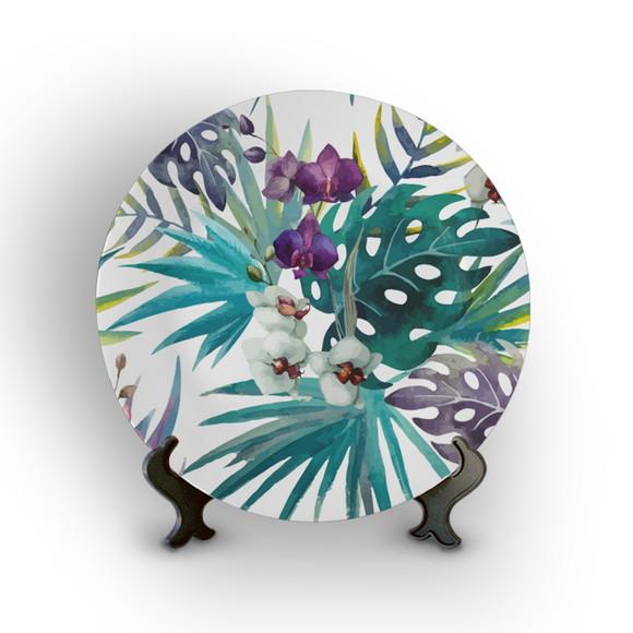 Prato Decorativo Floral