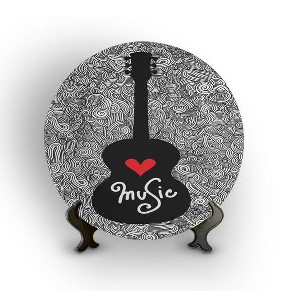 Prato Decorativo Music