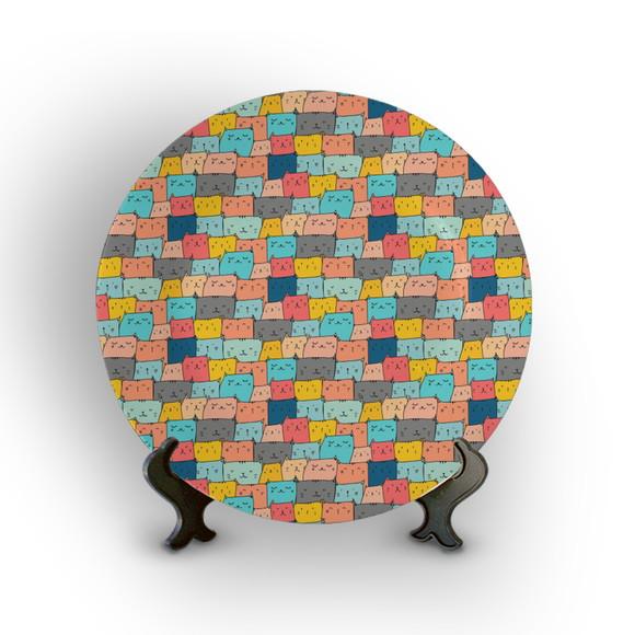 Prato Decorativo Gatinhos