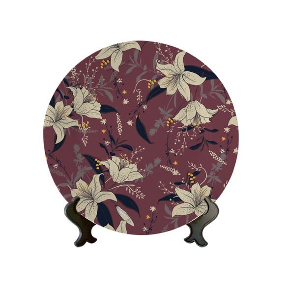 Prato Decorativo Floral