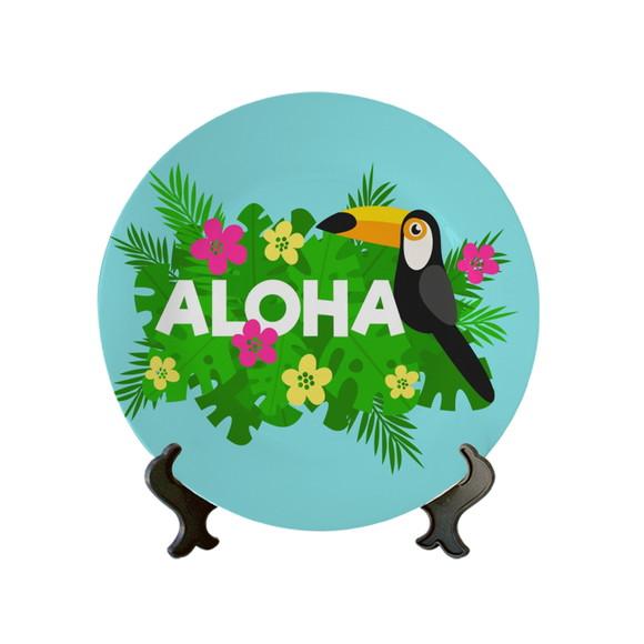 Prato Decorativo Aloha
