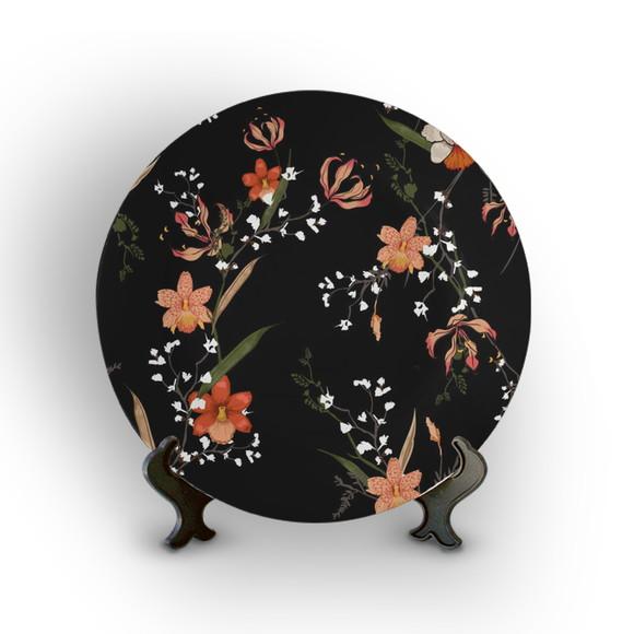 Prato Decorativo Floral