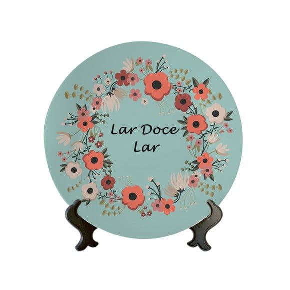 Prato Decorativo Lar Doce Lar