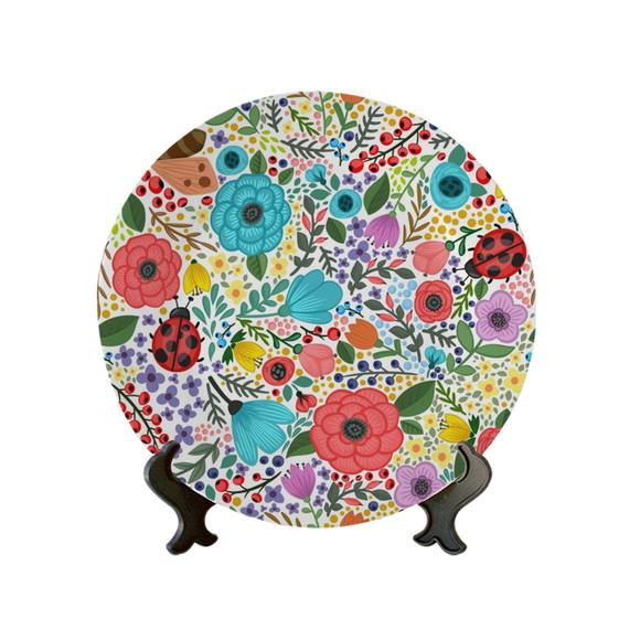 Prato Decorativo Floral