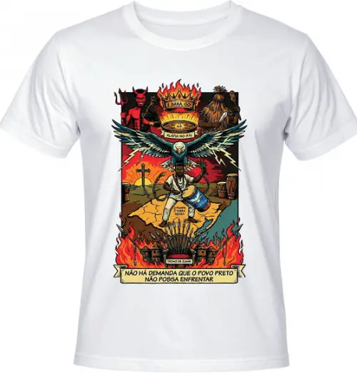 Camiseta Portela Carnaval Samba 2026 Pampa É Terra Negra