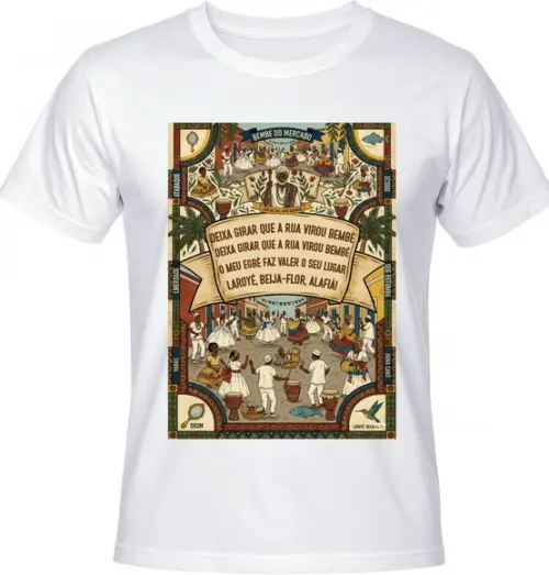 Camiseta Beija-flor 2026 Bembé do Mercado Samba e Axé