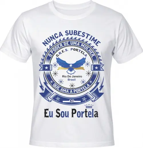 Camiseta Carnaval Eu Sou Portela Samba
