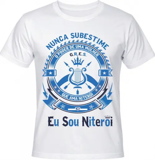 Camiseta Carnaval Eu Sou Niterói Samba