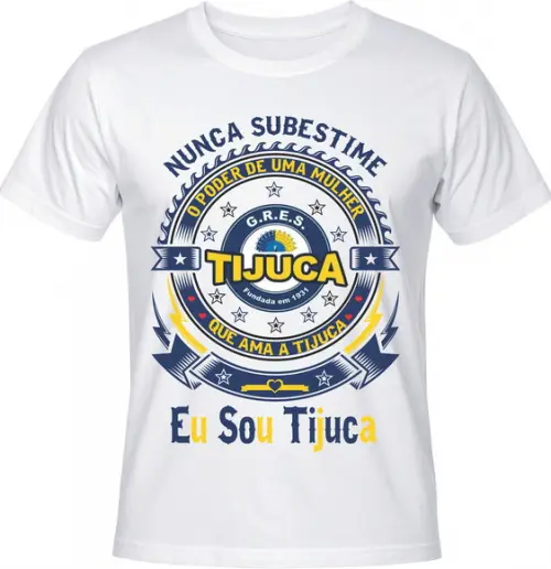 Camiseta Carnaval Eu Sou Tijuca Samba