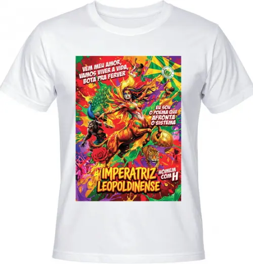 Camisa Imperatriz Leopoldinense Homem com H Carnaval 2026