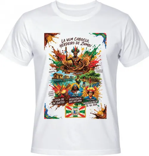 Camiseta Grande Rio 2026 Manguebeat Chico Science Unissex