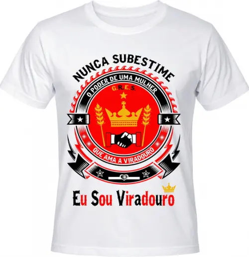 Camiseta Carnaval Eu Sou Unidos do Viradouro Samba