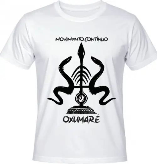 Camiseta Oxumaré Transformação Sagrada Orixá das Cores