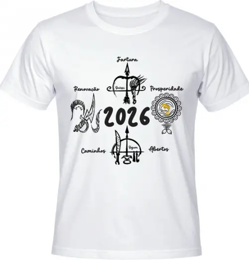 Camiseta Regência 2026 Caminhos Abertos e Prosperidade
