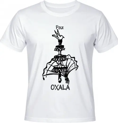 Camiseta Oxalá Paz Orixá Pai da Humanidade