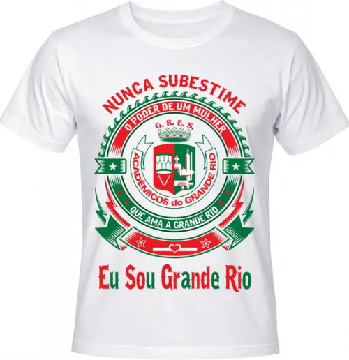 Camiseta Carnaval Eu Sou Grande Rio Samba