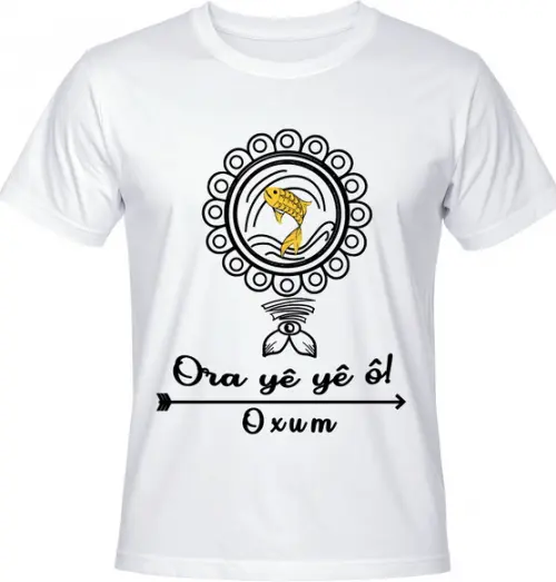 Camiseta Oxum Orixá do Ouro e Amor - Umbanda Candomblé Axé