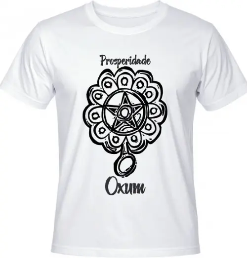 Camiseta Oxum Prosperidade Orixá Umbanda Candomblé