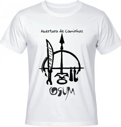 Camiseta Ogum Abertura de Caminhos