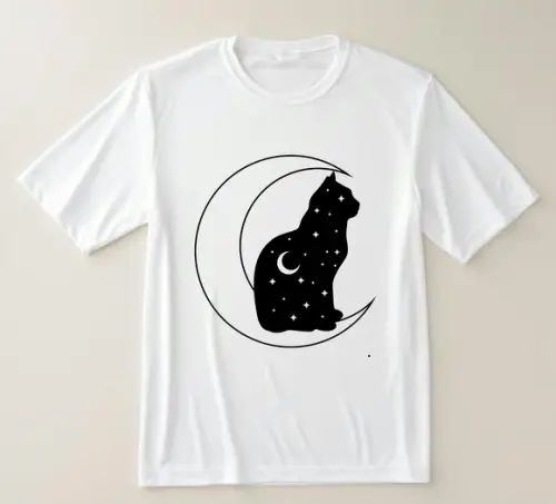 Camiseta Gato Preto