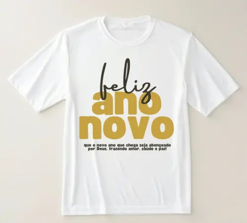 Camiseta Feliz Ano Novo