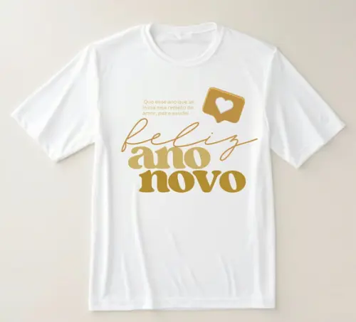 Camiseta Feliz Ano Novo