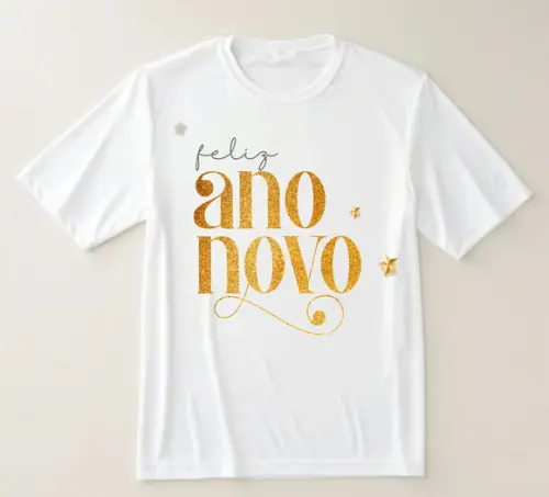 Camiseta Feliz Ano Novo
