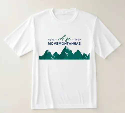 Camiseta a Fé Move Montanhas