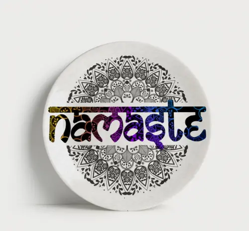 Prato Decorativo Namastê