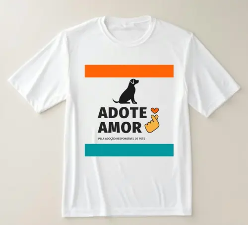 Camiseta Adote Amor