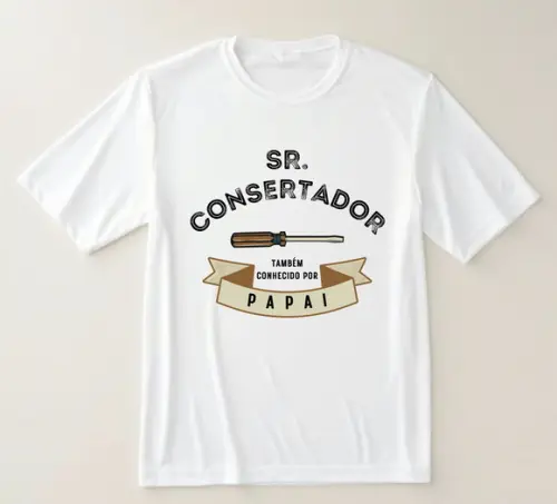 Camiseta Divertida Pai Consertador
