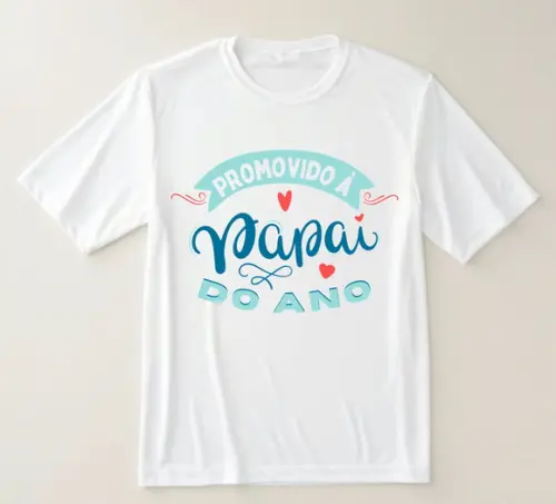 Camiseta Promovido a Papai do Ano