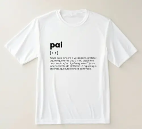Camiseta Significado Pai