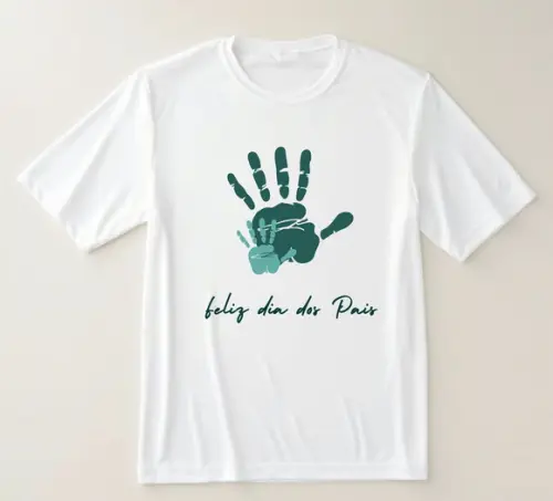 Camiseta Feliz Dia dos Pais Digitais