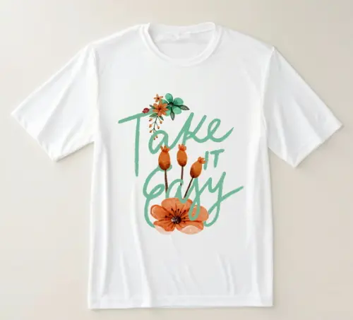 Camiseta Feminina Floral