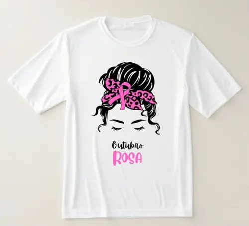 Camiseta Outubro Rosa