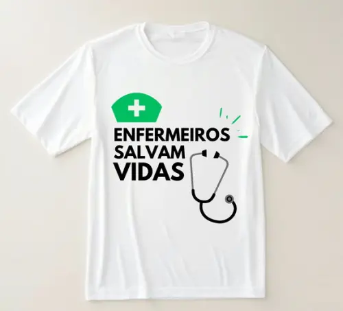 Camiseta Enfermeiros Salvam Vidas