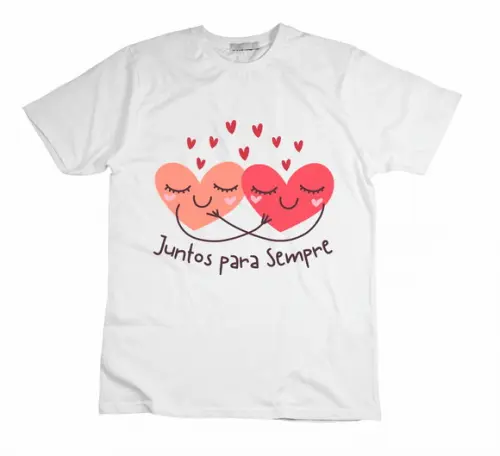 Camiseta Juntos para Sempre