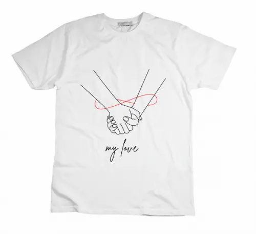 Camiseta My Love Minimalista